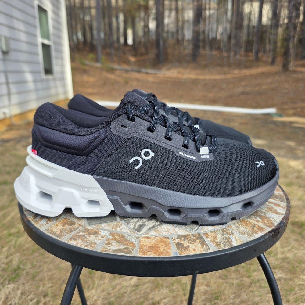 On Cloudflyer 5 3WE30040299 Black/White Running Shoes Women's Size 10.5 Worn 1x